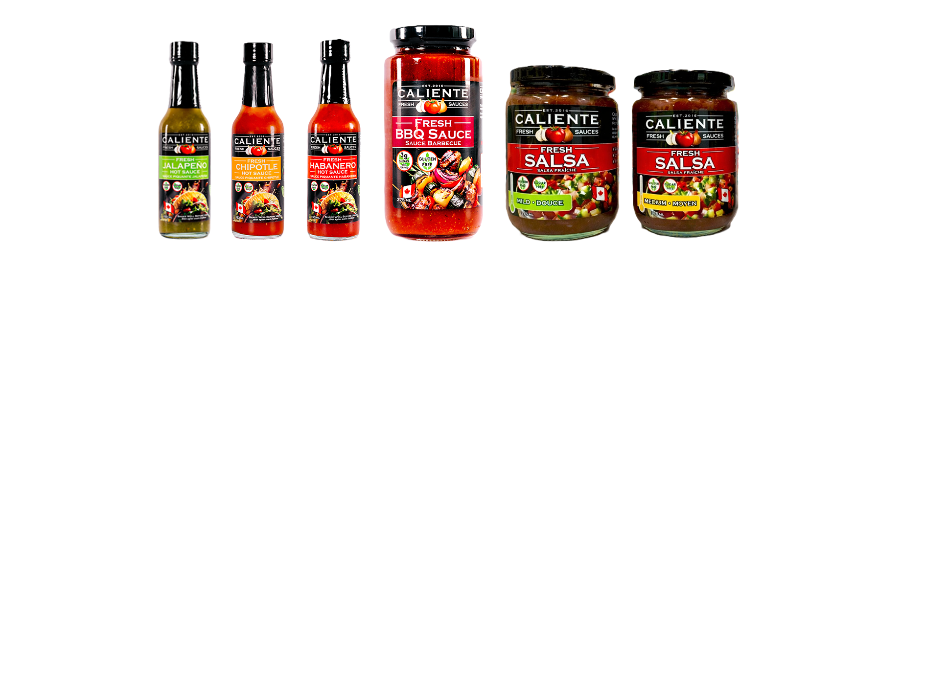 Caliente Fresh Sauces